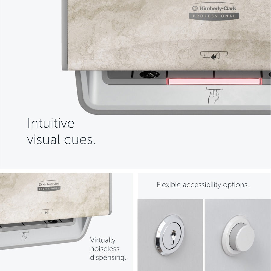 Kimberly-Clark Professional ICON Auto Roll Towel Dispenser - Alternate-Image1