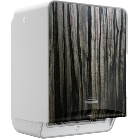 Kimberly-Clark Professional ICON Auto Roll Towel Dispenser: Touchless Ebony Woodgrain - Paper Dispensers