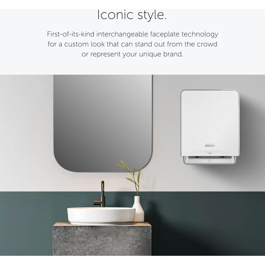 Kimberly-Clark Professional ICON Auto Roll Towel Dispenser: Touchless White Mosaic - Automatic Jam-free - 1 Each