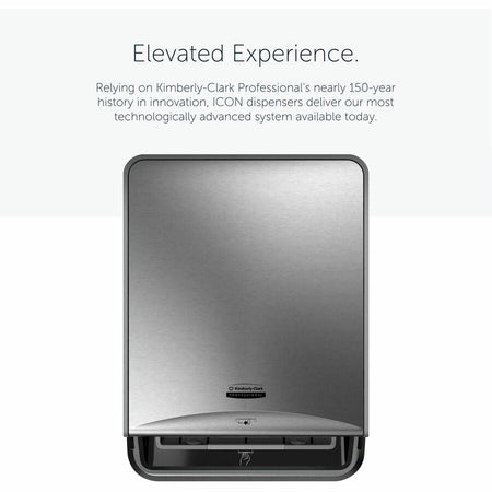 Kimberly-Clark Professional ICON Automatic Roll Towel Recessed Dispenser Housing - For - Stainless Steel - Paper