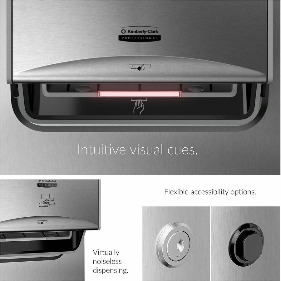 Kimberly-Clark Professional ICON Automatic Roll Towel Recessed Dispenser Housing - Alternate-Image3
