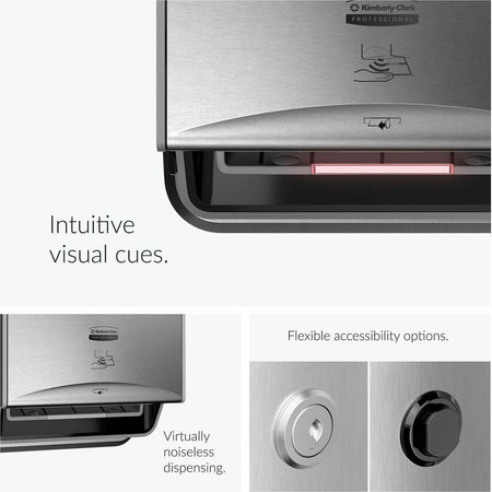 Kimberly-Clark Professional ICON Automatic Roll Towel Recessed Dispenser Housing - Alternate-Image3