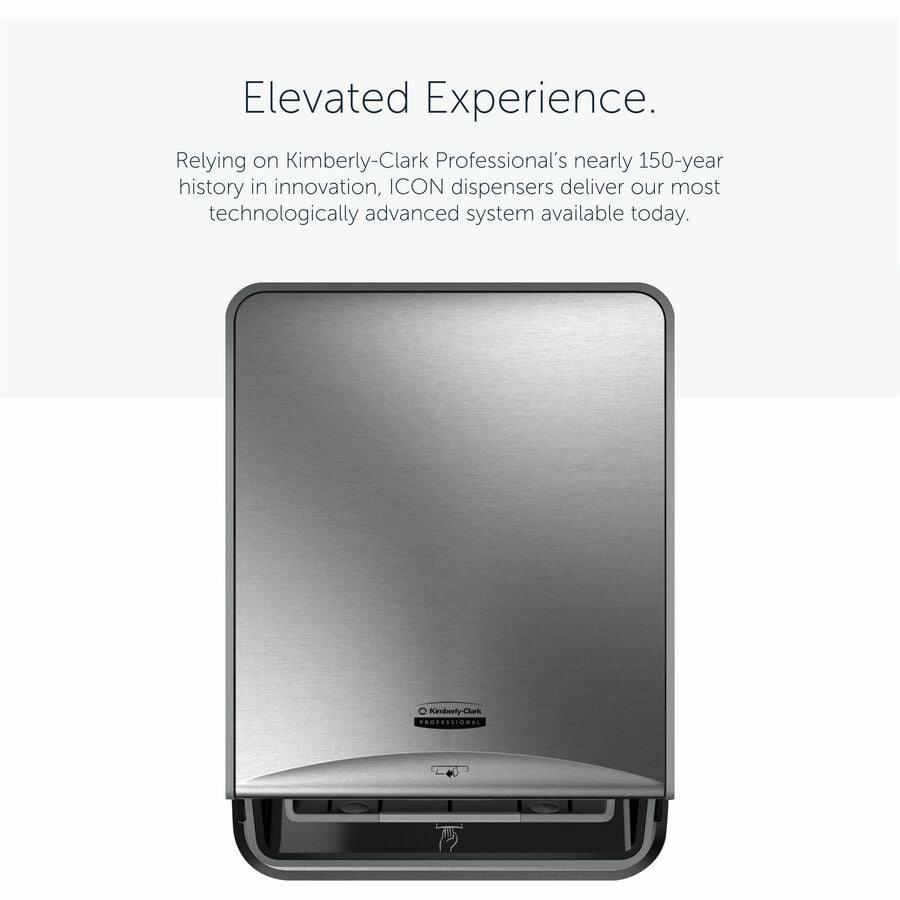 Kimberly-Clark Professional ICON Automatic Roll Towel Recessed Dispenser Housing - Front