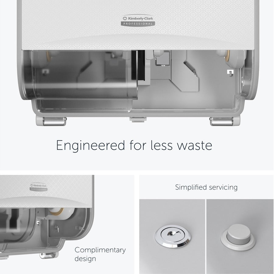 Kimberly-Clark Professional ICON Standard Roll Horizontal Toilet Paper Dispenser - Alternate-Image3