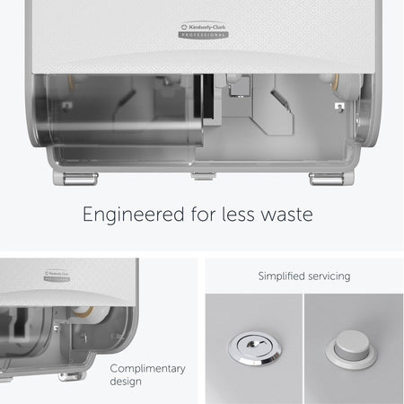 Kimberly-Clark Professional ICON Standard Roll Horizontal Toilet Paper Dispenser - Alternate-Image3