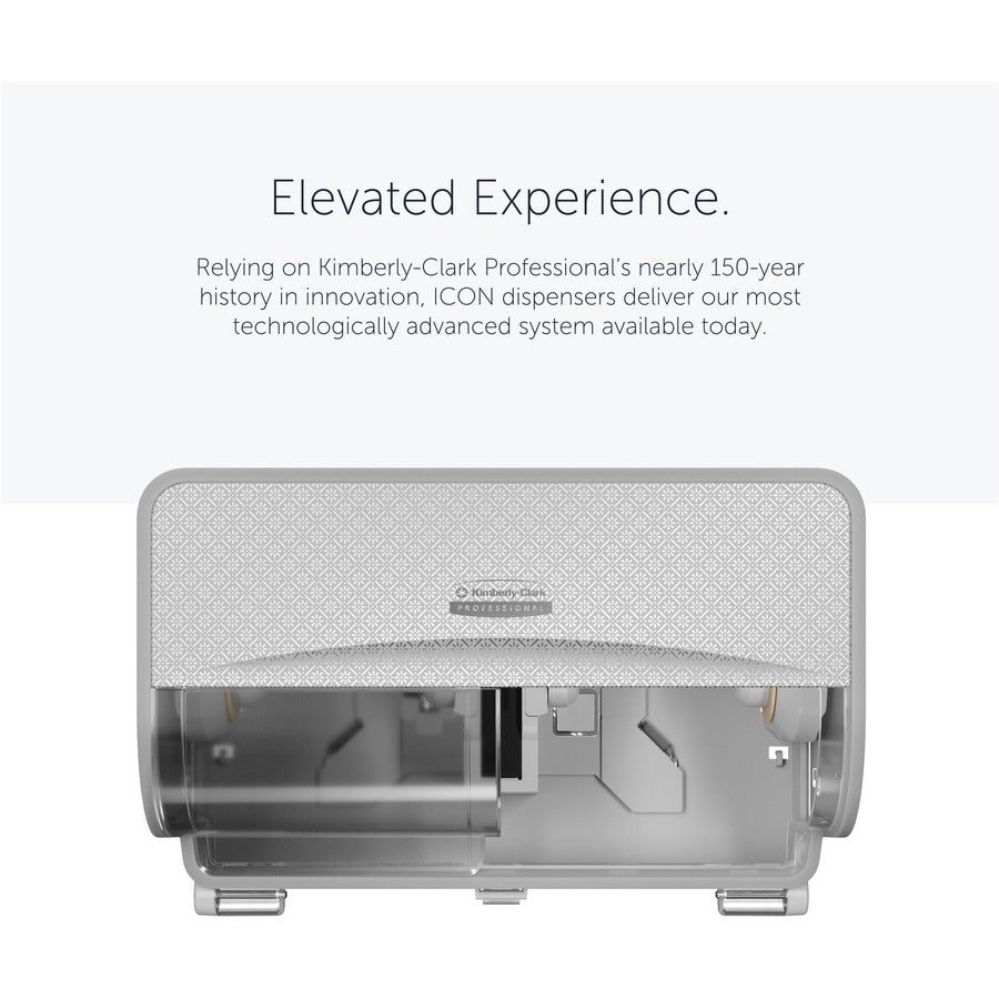 Kimberly-Clark Professional ICON Standard Roll Horizontal Toilet Paper Dispenser - Alternate-Image4