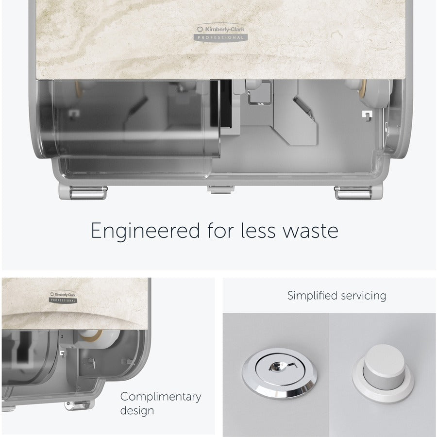 Kimberly-Clark Professional ICON Standard Roll Horizontal Toilet Paper Dispenser - Alternate-Image3