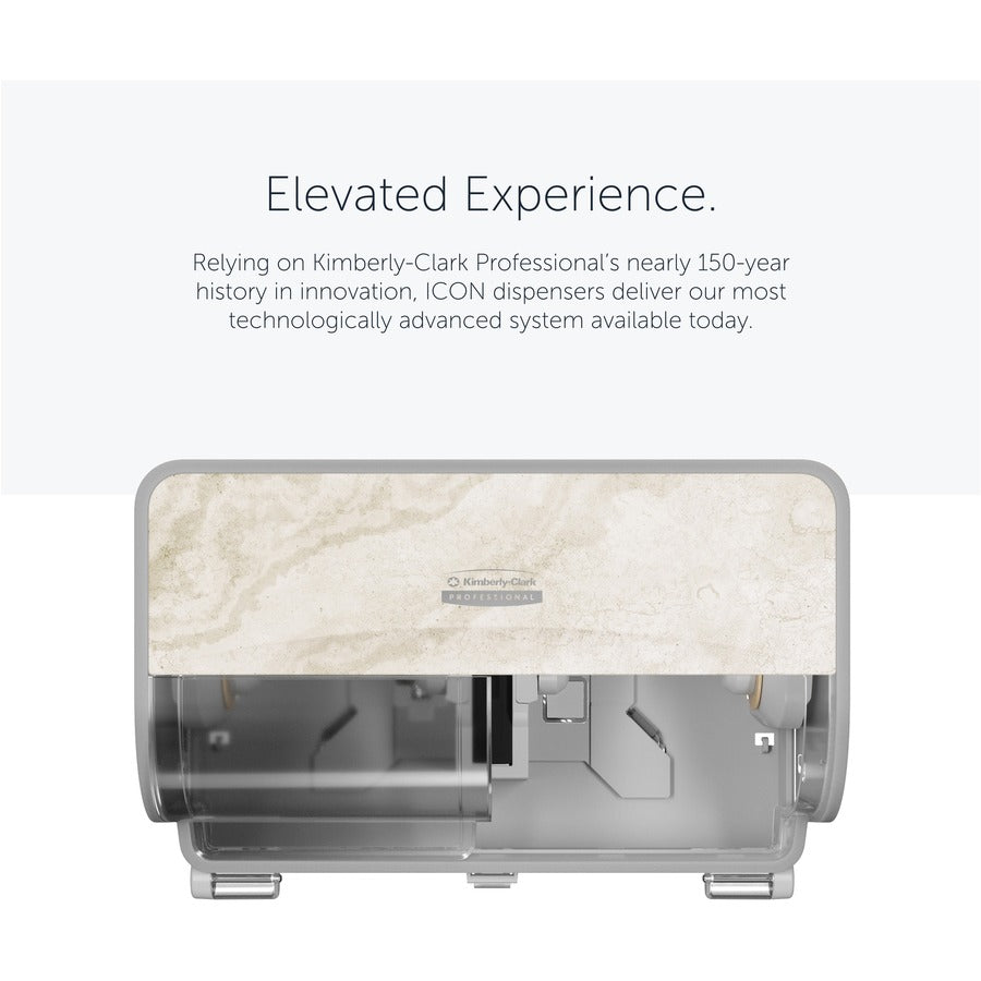 Kimberly-Clark Professional ICON Standard Roll Horizontal Toilet Paper Dispenser - Alternate-Image7