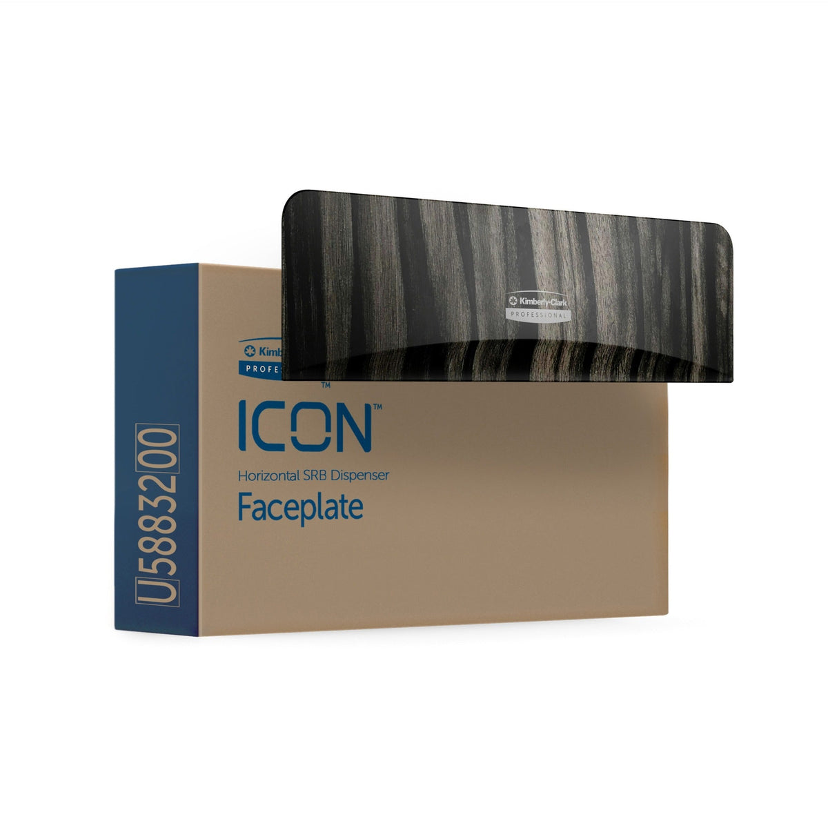Kimberly-Clark Professional ICON Standard Roll Horizontal Toilet Paper Dispenser Faceplate - 2000