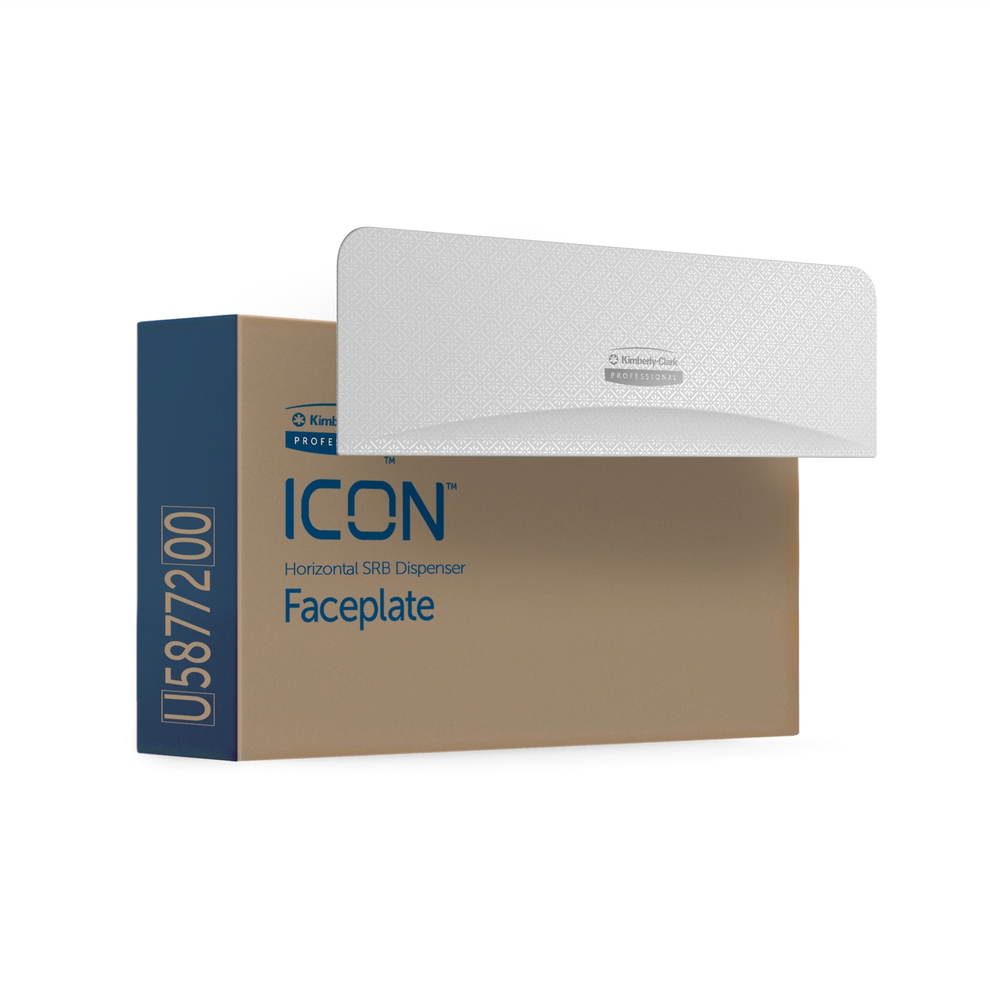 Kimberly-Clark Professional ICON Standard Roll Horizontal Toilet Paper Dispenser Faceplate - Bathroom Tissue Dispensers