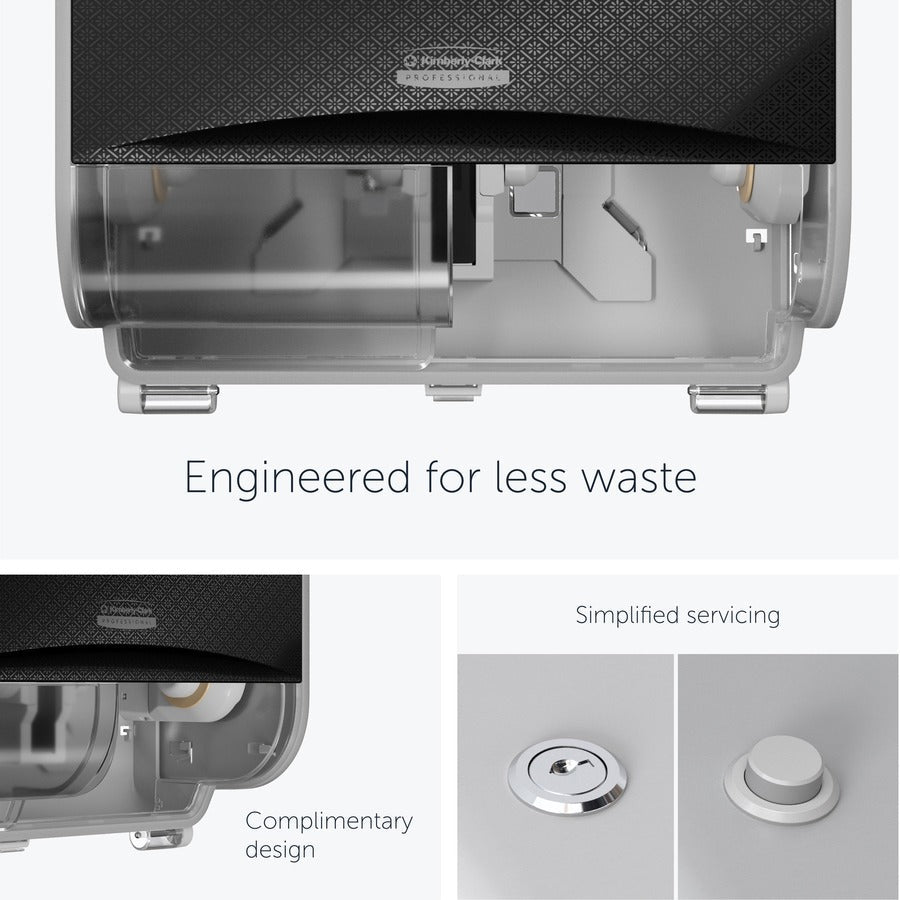 Kimberly-Clark Professional ICON Standard Roll Horizontal Toilet Paper Dispenser - Alternate-Image1