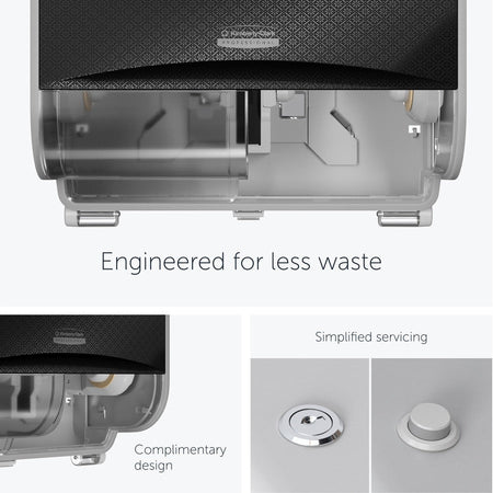 Kimberly-Clark Professional ICON Standard Roll Horizontal Toilet Paper Dispenser - Alternate-Image1