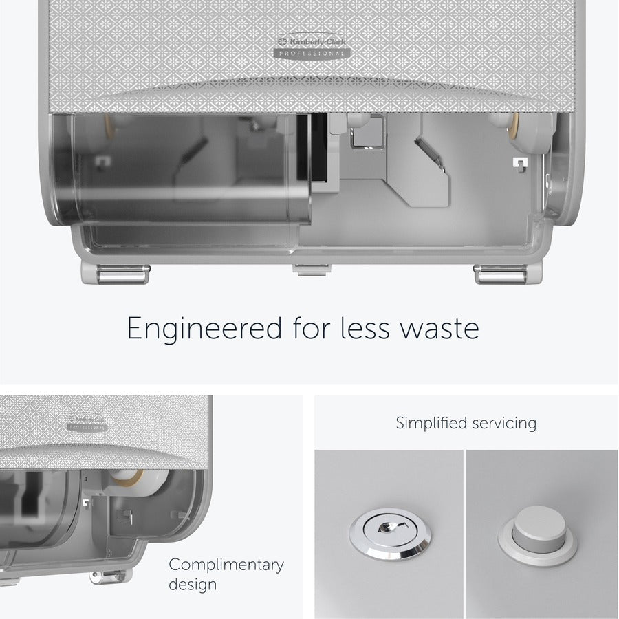 Kimberly-Clark Professional ICON Standard Roll Horizontal Toilet Paper Dispenser - Alternate-Image1