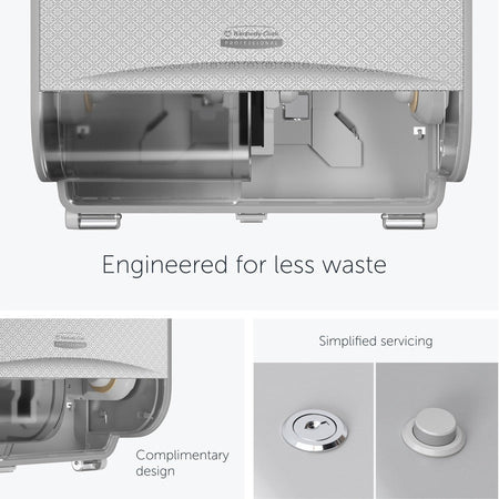 Kimberly-Clark Professional ICON Standard Roll Horizontal Toilet Paper Dispenser - Alternate-Image1