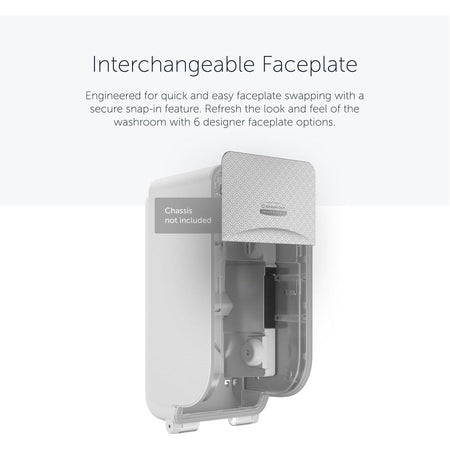 Kimberly-Clark Professional ICON Standard Roll Vertical Toilet Paper Dispenser Faceplate - Bathroom Tissue Dispensers