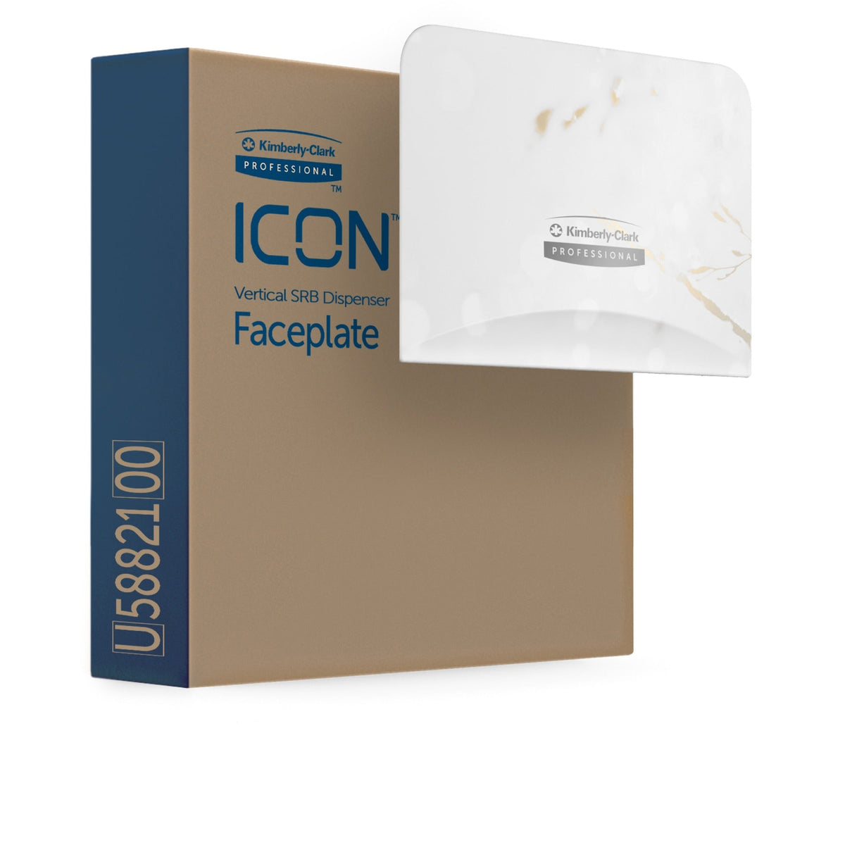 Kimberly-Clark Professional ICON Standard Roll Vertical Toilet Paper Dispenser Faceplate - 2000