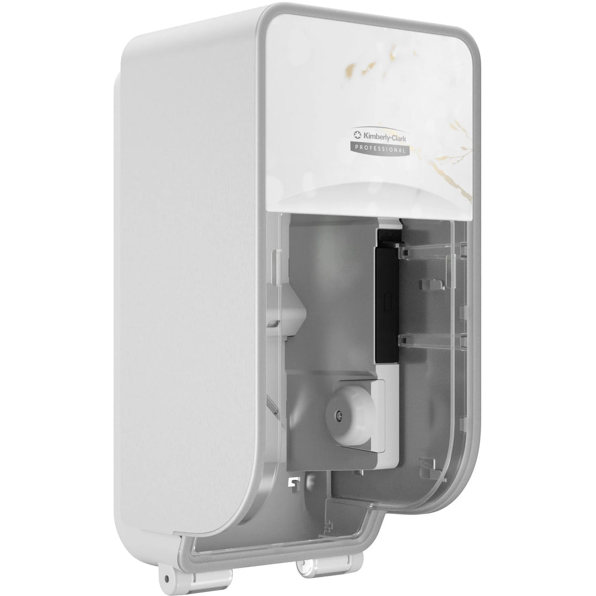 Kimberly-Clark Professional ICON Toilet Paper Dispenser - Coreless Cherry Blossom - Refillable & Key Lock - Bathroom