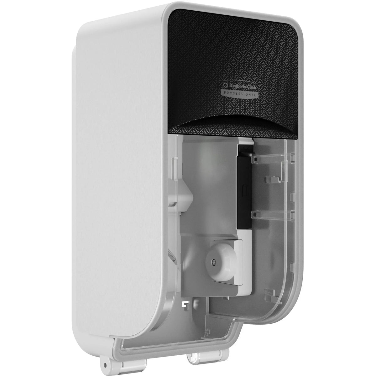 Kimberly-Clark Professional ICON Standard Roll Vertical Toilet Paper Dispenser - Coreless - 2 x - Black Mosaic
