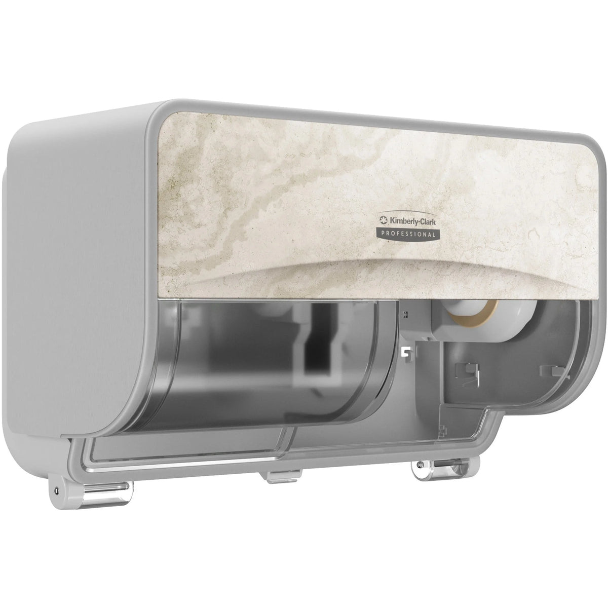 Kimberly-Clark Professional ICON Toilet Paper Dispenser - Coreless Warm Marble - Bathroom Tissue Dispensers