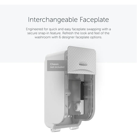Kimberly-Clark Professional ICON Standard Roll Vertical Toilet Paper Dispenser Faceplate - Bathroom Tissue Dispensers