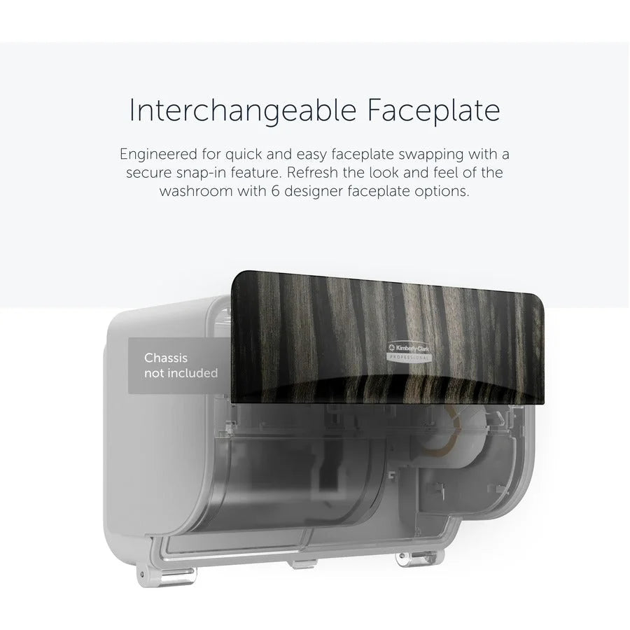 Kimberly-Clark Professional ICON Toilet Paper Dispenser Faceplate - 3.6’’ x 12’’ 1.5’’ - Bathroom Tissue Dispensers