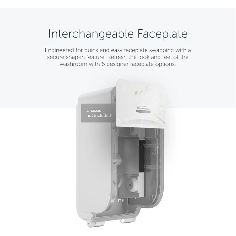 Kimberly-Clark Professional ICON Toilet Paper Dispenser Faceplate - Bathroom Tissue Dispensers