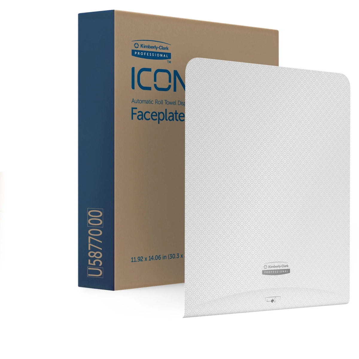 Kimberly-Clark Professional ICON Towel Dispenser Faceplate - 15’’x12’’x1.5’’ - Bathroom Tissue Dispensers