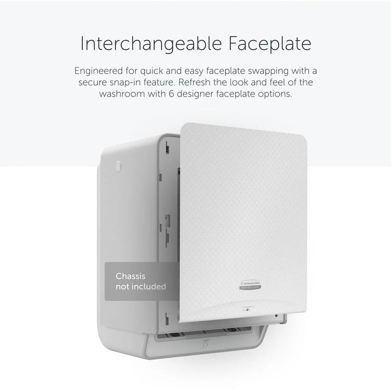 Kimberly-Clark Professional ICON Towel Dispenser Faceplate - 15’’x12’’x1.5’’ - Bathroom Tissue Dispensers