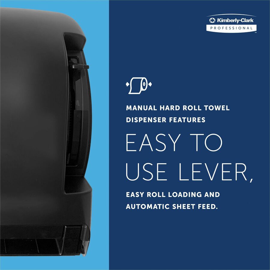 Kimberly-Clark Professional Lev-R-Matic Manual Hard Roll Towel Dispenser - Bottom