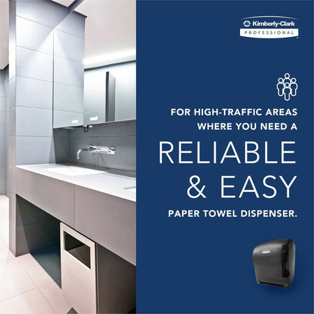 Kimberly-Clark Professional Lev-R-Matic Manual Hard Roll Towel Dispenser - Right