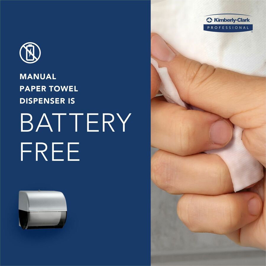 Kimberly-Clark Professional Omni Hard Roll Towel Dispenser - Left