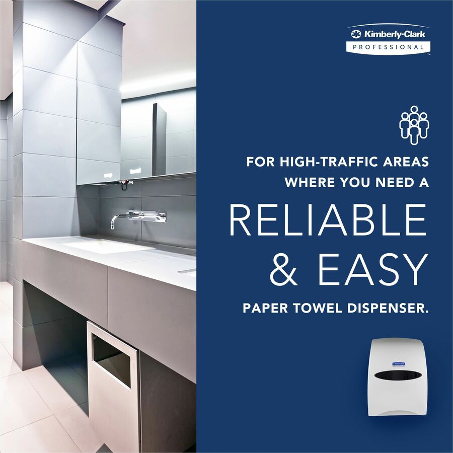 Kimberly-Clark Professional Sanitouch Manual Hard Roll Towel Dispenser - Right