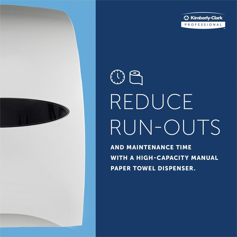 Kimberly-Clark Professional Sanitouch Manual Hard Roll Towel Dispenser - Bottom