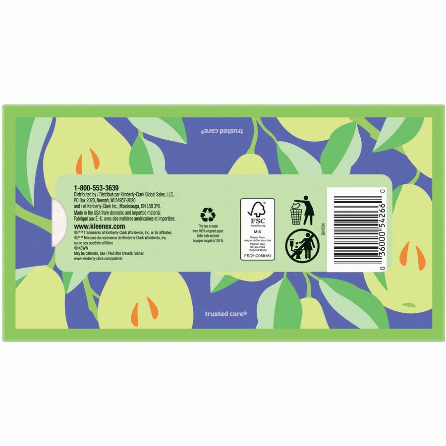 Kimberly-Clark Professional Trusted Care Tissues - 2 Ply - White - Wood PulpBox - 160/Box - 24 / Carton - Facial