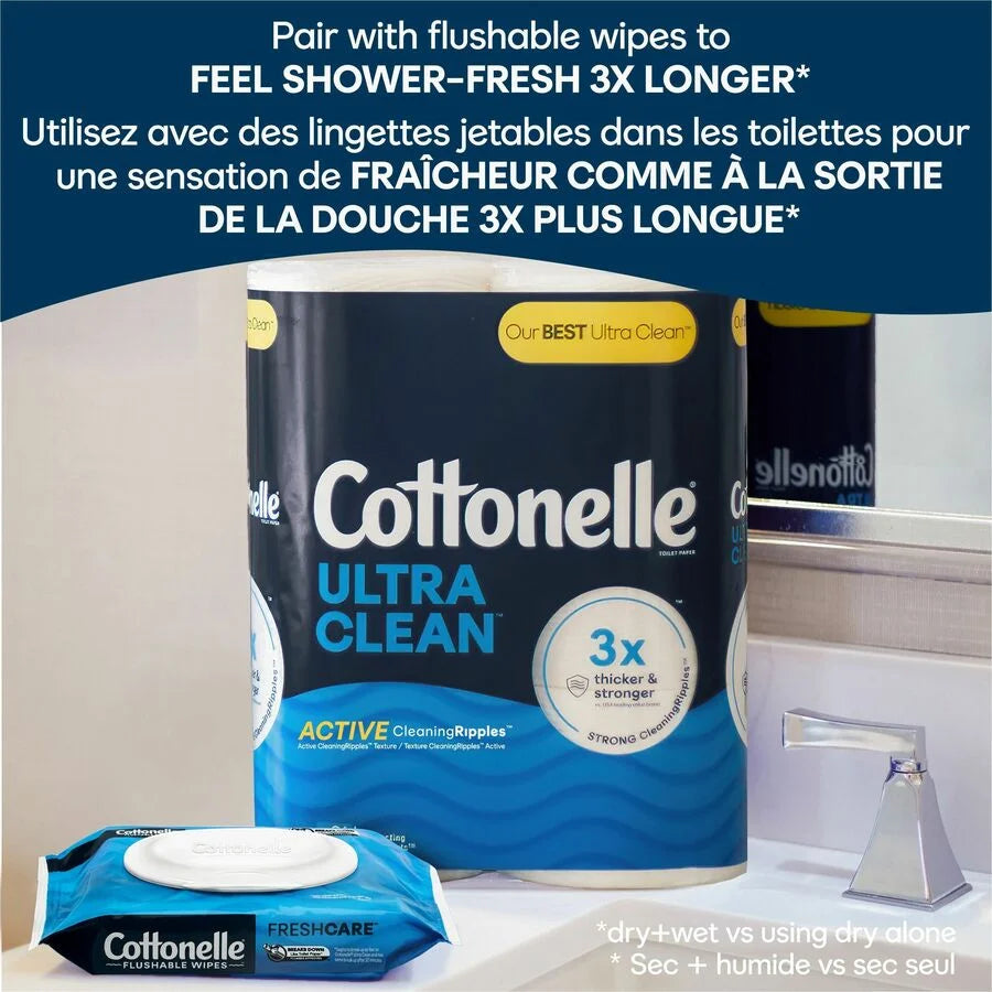 Kimberly-Clark Professional Ultra Clean Toilet Paper - 1 Ply - White - 24 / Pack - Bathroom Tissue