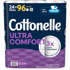 Kimberly-Clark Professional Ultra Comfort Toilet Paper - 2 Ply - White - 24 / Pack - Bathroom Tissue