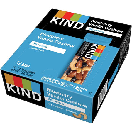 KIND Blueberry Vanilla Cashew Nut Bars - Alternate-Image7