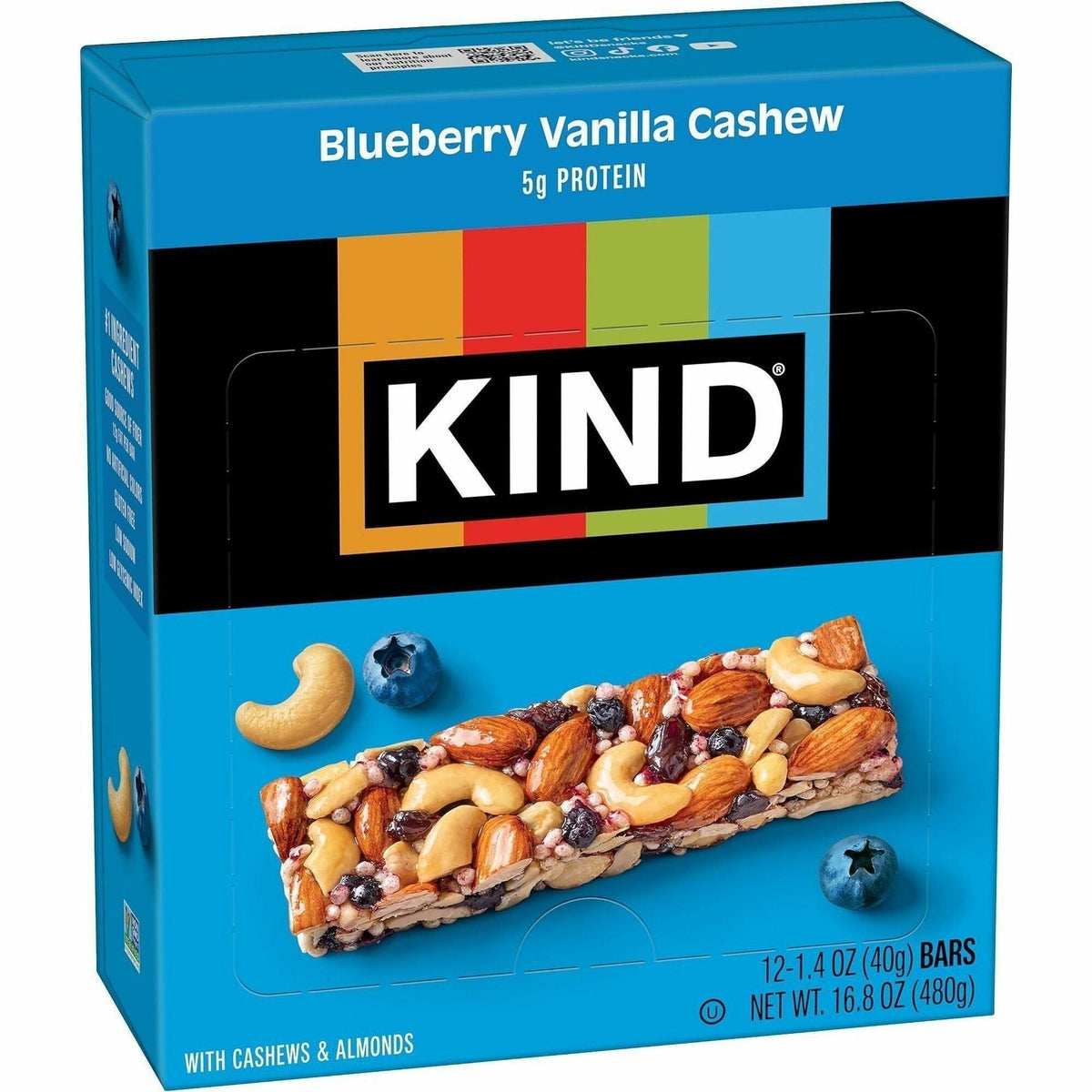 KIND Blueberry Vanilla Cashew Nut Bars - 2000