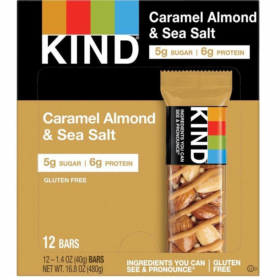 KIND Caramel Almond & Sea Salt Nut Bars - Alternate-Image6
