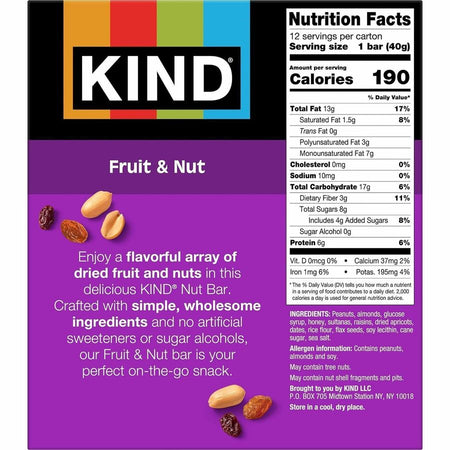 KIND Fruit and Nut Bar - Rear