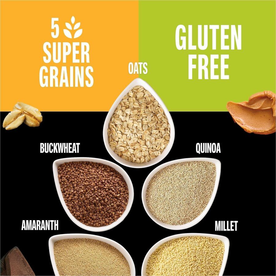 KIND Healthy Grains Energy Bars - Egg-free Dairy-free Gluten-free Wheat-free Trans Fat Free Low Sodium - Snacks
