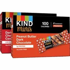 KIND Minis Snack Bar Variety Pack - Healthy Snacking Delight - 20 Bars - Snacks