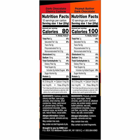 KIND Minis Snack Bar Variety Pack - Left