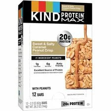 KIND Protein MAX Snack Bars: High-fiber Gluten-free Variety Pack - Snacks
