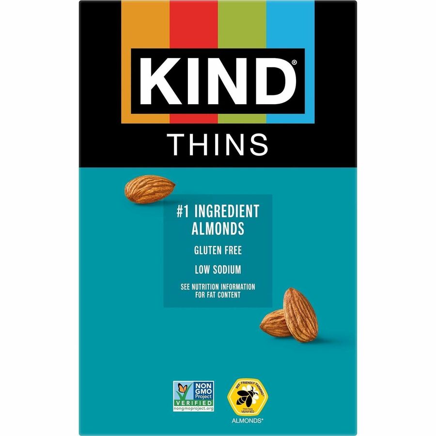 KIND THINS Variety Packs - Dark Chocolate Nuts & Sea Salt Caramel Almond - Low Calorie Gluten-free Individually Wrapped