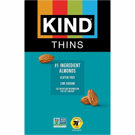 KIND THINS Variety Packs - Dark Chocolate Nuts & Sea Salt Caramel Almond - Low Calorie Gluten-free Individually Wrapped