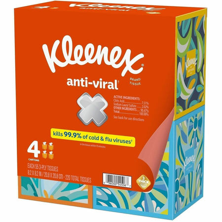 Kleenex Anti-viral Facial Tissue - Left