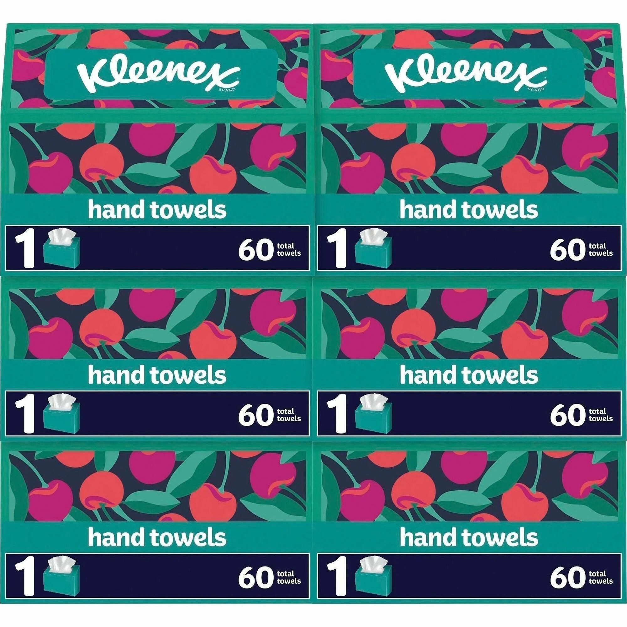 Kleenex Disposable Hand Towels: 1-Ply White Paper - 60 Towels/Box - Towels