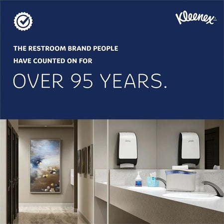 Kleenex Hard Roll Paper Towels: Premium Absorbency 8’’ x 600 ft White - 6/Carton - Towels