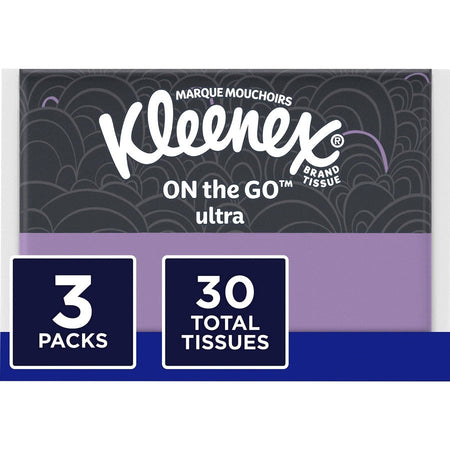 Kleenex On-the-Go Slim Wallet Pack - 30 Facial Tissue-Count - Front